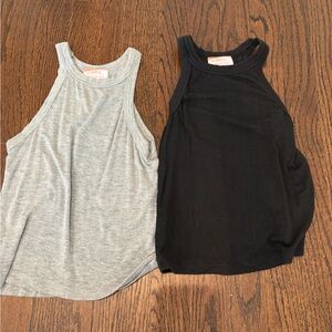 2-Pack Tank Tops - Black & Heather Gray